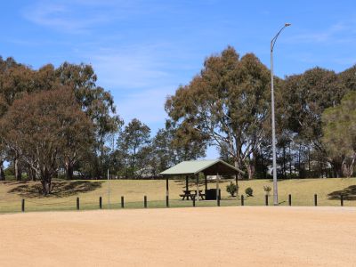 BBQ and picnic table shelter on the Western side of the Port of Sale.